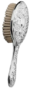 a silver comb